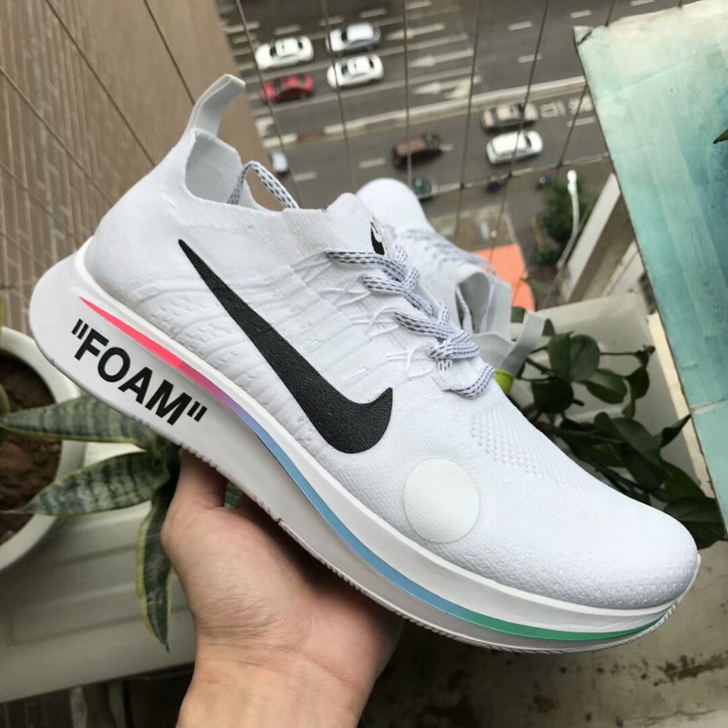 Off-White x Nike Zoom Fly Mercurial Flyknit White(98% Authentic quality)